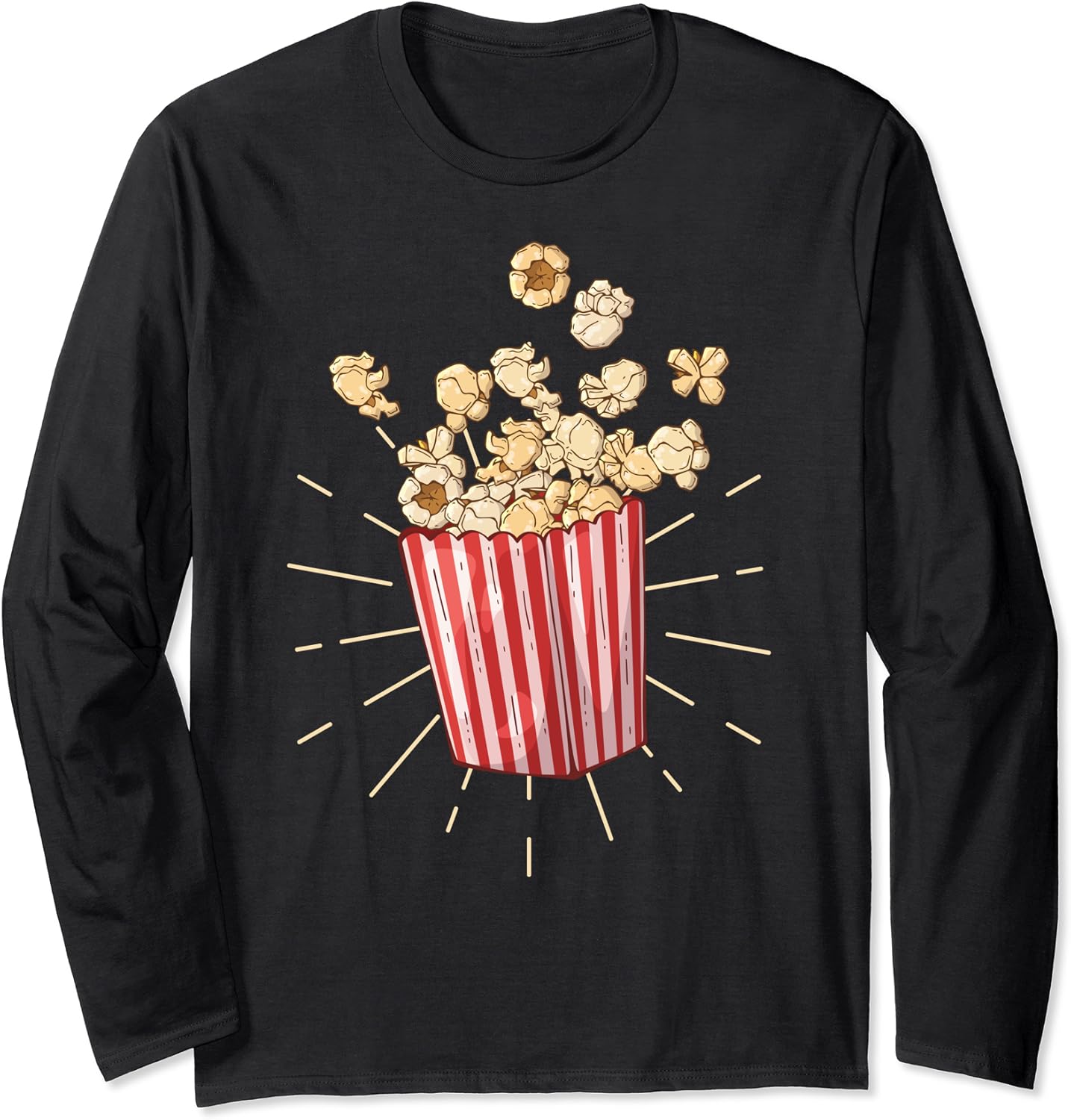 Popcorn great gift for popcorn fans best popcorn Long Sleeve T